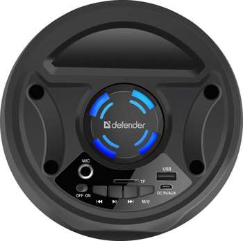 Акустическая система Портативная колонка 12W BLACK 65171 DEFENDER