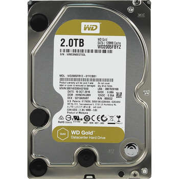 Жесткий диск HDD WD Western Digital Gold 2TB