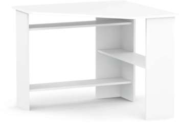 Компьютерный стол СОКОЛ Стол для компьютера КСТ-02 столешница ЛДСП белый