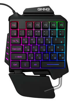 Игровое устройство Oklick Игровой блок Оклик 703GK черный USB for gamer LED