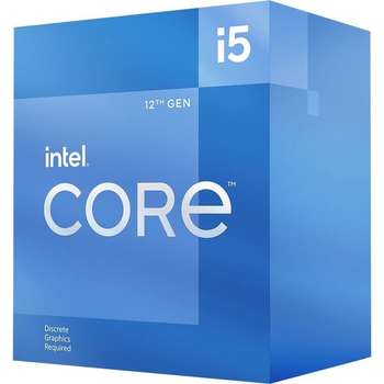 Процессор Intel CPU Core i5-12400F Alder Lake BOX {2.5 ГГц/ 4.4 ГГц в режиме Turbo, 18MB, LGA1700}