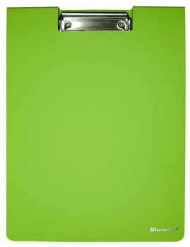 Папки и файлы SILWERHOF Папка клип-борд 957026 A4 полифом 1.8мм салатовый
