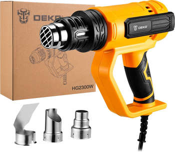Клеевой пистолет DEKO Технический фен HG2300W 2300Вт темп.50/300/600С