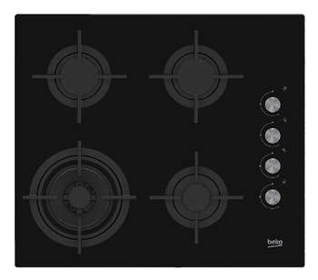 Варочная поверхность BEKO Газовая HILW64122S черный