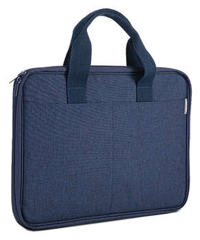 Товар для путешествий DELI Портфель 63800BLUE 28.5x38x3см ткань синий