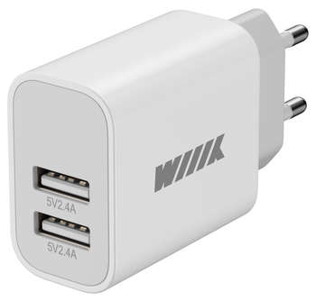 Аксессуар для планшета WIIIX Сетевое зар./устр. UNN-1-2-04-W 2.4A USB Type-C универсальное белый