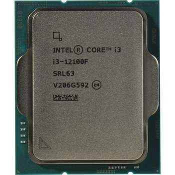 Процессор Intel Core i3 12100F Alder Lake BOX BX8071512100F