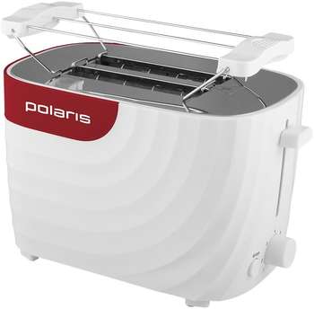 Тостер POLARIS PET 0720 700Вт белый/красный