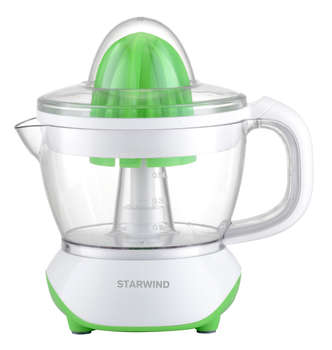 Соковыжималка STARWIND цитрусовая SJ 1221 30Вт рез.сок.:700мл. зеленый/прозрачный