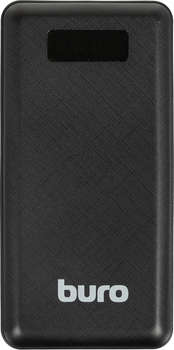 Внешний аккумулятор BURO Мобильный аккумулятор BPF30D 30000mAh QC4.0/PD3.0 22.5W 3A 2xUSB-A/USB-C черный