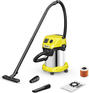 Строительный пылесос KARCHER WD 3 P S V-17/4/20 1000Вт  желтый