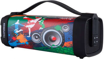 Портативная акустика TELEFUNKEN Колонка порт. TF-PS1241B серый 12W 1.0 BT/USB 1500mAh