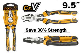 Инструмент INGCO_Handtools с увеличенным рычагом HHCP28240,разм: 9,5 "/240 мм,Cr-V HHCP28240