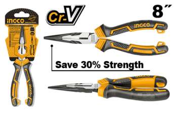 Инструмент INGCO_Handtools с увеличенным рычагом HHLNP28200,разм: 8 "/200 мм,Cr-V HHLNP28200