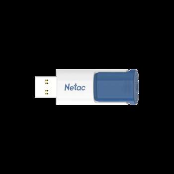 USB-носитель Netac Флеш-накопитель U182 Blue USB 3.0 Flash Drive 64GB, retractable NT03U182N-064G-30BL