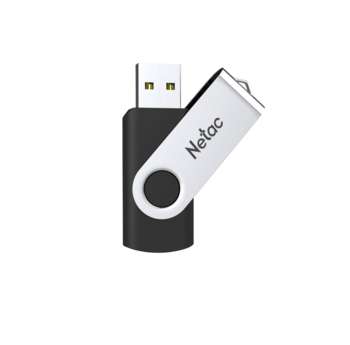Flash-носитель Netac Флеш-накопитель U505 USB 2.0 Flash Drive 64GB, ABS+Metal housing NT03U505N-064G-20BK