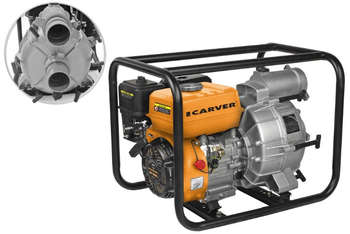 Мотопомпа CARVER CGP 5580 D для гряз.воды