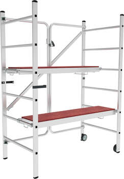 Стремянка НОВАЯ ВЫСОТА NV2460 двусторонняя алюминий 6ступ. полупроф. 2460206