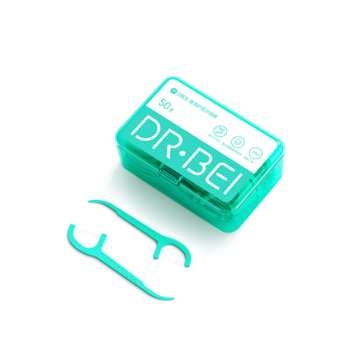 Зубная щетка DR.BEI Зубная нить-зубочистка Dental Floss PIck, 50 шт FLOSS PICK