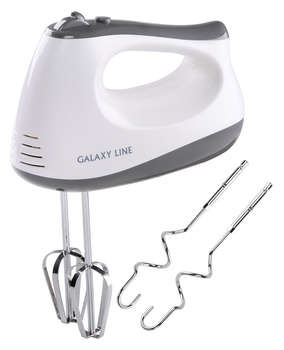Миксер GALAXY LINE ручной GL 2225 400Вт белый/серый