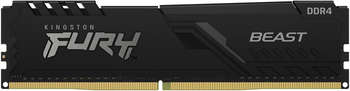 Оперативная память Kingston Память DDR4 2x16Gb 3200MHz KF432C16BB1K2/32 Fury Beast RTL Gaming PC4-25600 CL16 DIMM 288-pin 1.35В dual rank с радиатором Ret