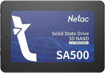 Накопитель SSD Netac SATA-III 120GB NT01SA500-120-S3X SA500 2.5"