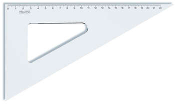 Письменные и чертежные принадлежности KOH-I-NOOR Треугольник 744750 074475000000 пластик прозрачный 60градус. 60градус. пластиковый пакет с европодв.