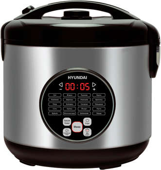 Мультиварка HYUNDAI HYMC-1615 5л 900Вт серебристый/черный