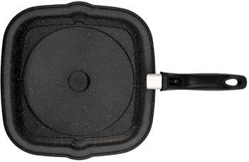 STARWIND Сковорода-гриль Chef SW-CH3027G квадратная покрытие: Pfluon ручка несъемная черный