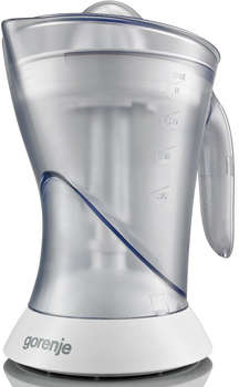 Соковыжималка GORENJE цитрусовая CJ40W 40Вт рез.сок.:1мл. белый/прозрачный
