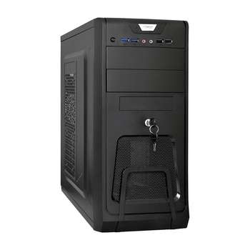 Корпус EXEGATE EX283218RUS Miditower CP-603UB Black, ATX, <CP500W, 80mm>, 2*USB+2*USB3.0, Audio, замок блокировки кнопки питания