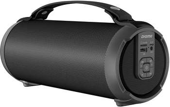 Портативная акустика Digma Колонка порт. D-PS1520 черный/черный 16W 1.0 BT 10м 1500mAh