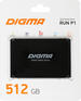 Накопитель SSD Digma SATA-III 512GB DGSR2512GP13T Run P1 2.5"
