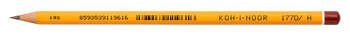 Карандаш KOH-I-NOOR ч/г 177000H00167 1770 H шестигран. дерево желтый