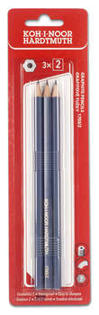 Карандаш KOH-I-NOOR ч/г 1703 1703002014BL HB шестигран. дерево серый блистер