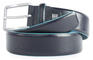 Ремень PIQUADRO мужской Blue Square CU5258B2/BLU2 регулир. 125х3.5см синий натур.кожа