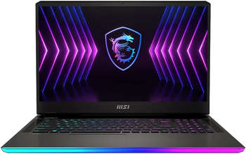Ноутбук MSI Raider GE77HX 12UHS-232RU Core i7 12800HX 32Gb SSD2Tb NVIDIA GeForce RTX3080Ti 16Gb 17.3" IPS QHD Windows 11 Home dk.grey WiFi BT Cam 9S7-17K514-232