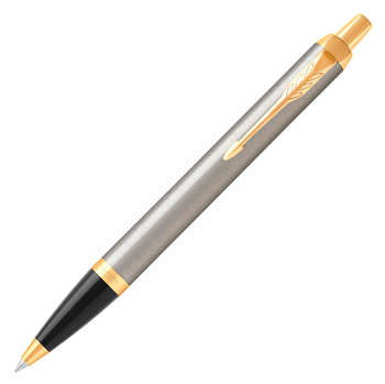 Ручка PARKER шариков. IM Core K321 Brushed Metal GT M син. черн. подар.кор.