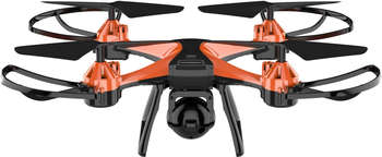 Квадрокоптер HIPER WIND FPV 480р WiFi ПДУ оранжевый/черный