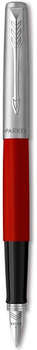 Ручка PARKER перьев. Jotter Originals F60  Red CT M сталь нержавеющая блистер