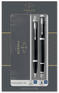 Ручка PARKER Набор ручек IM Core FK221  Black CT сталь нержавеющая подар.кор. перьевая, шариковая