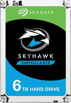 Жесткий диск HDD Seagate SATA-III 6Tb ST6000VX001 Surveillance Skyhawk 256Mb 3.5"