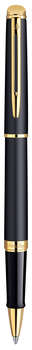 Ручка роллер WATERMAN Hemisphere  Matte Black GT F черн. черн. подар.кор.