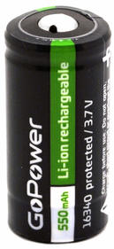Аккумулятор GoPower 16340 PK1 3V 650mAh