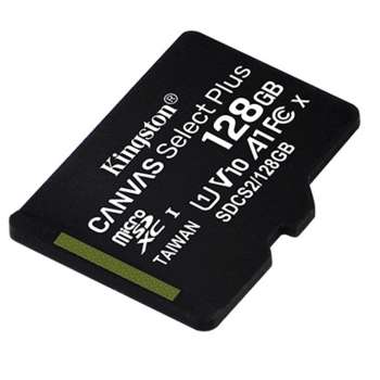 Карта памяти Kingston 128GB microSDXC Canvas Select Plus 100R A1 C10 Single Pack w/o Adapter SDCS2/128GBSP