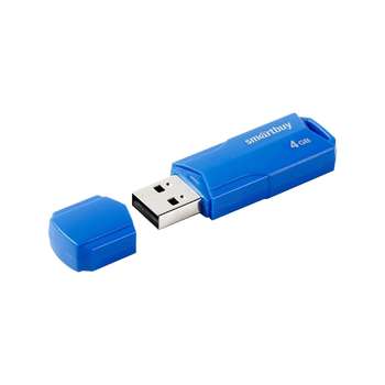Flash-носитель Smart Buy 4Gb CLUE Blue