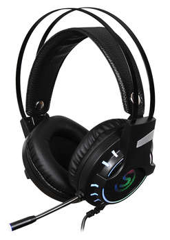 Игровая гарнитура SUNWIND Наушники с микрофоном SW-HS400G черный 2.1м мониторные оголовье