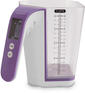 Кухонные весы Galaxy Весы кухонные электронные гл2805 макс.вес:2кг белый/фиолетовый
