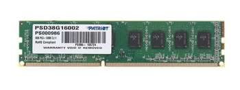 Оперативная память Patriot Модуль памяти DIMM DDR3-1600 8GB PSD38G16002 PATRIOT