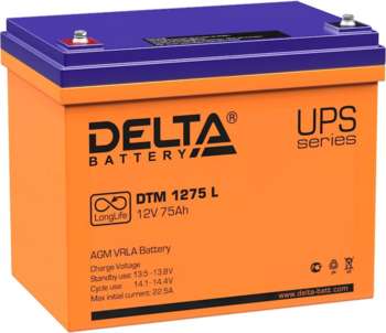 Аккумулятор для ИБП Delta Батарея для ИБП DTM 1275 L 12В 75Ач